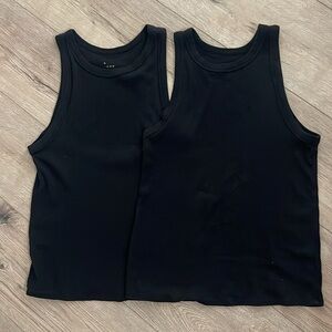 A new day ribbed high neck slim fit tank top xl